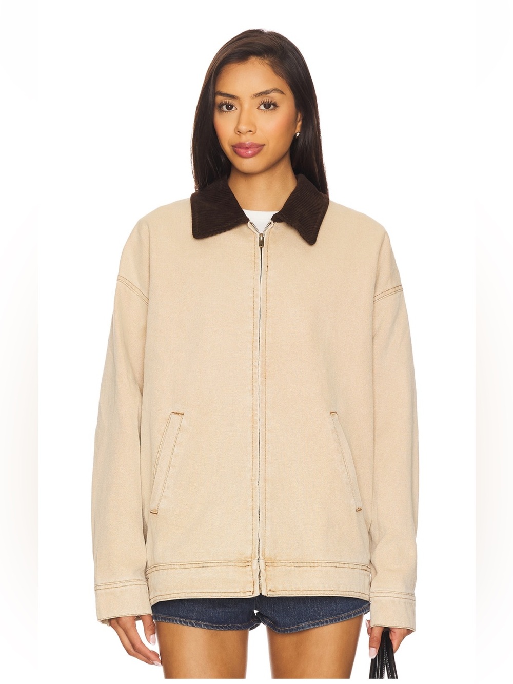 Workwear Jacket in Stone